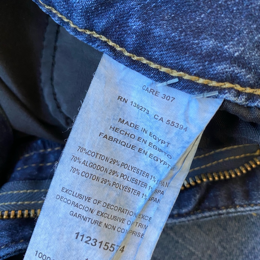 LEE Legendary Regular Fit Mid Rise Five-Pocket Stretch Denim Capri Jeans Size 12 - Picture 8 of 12